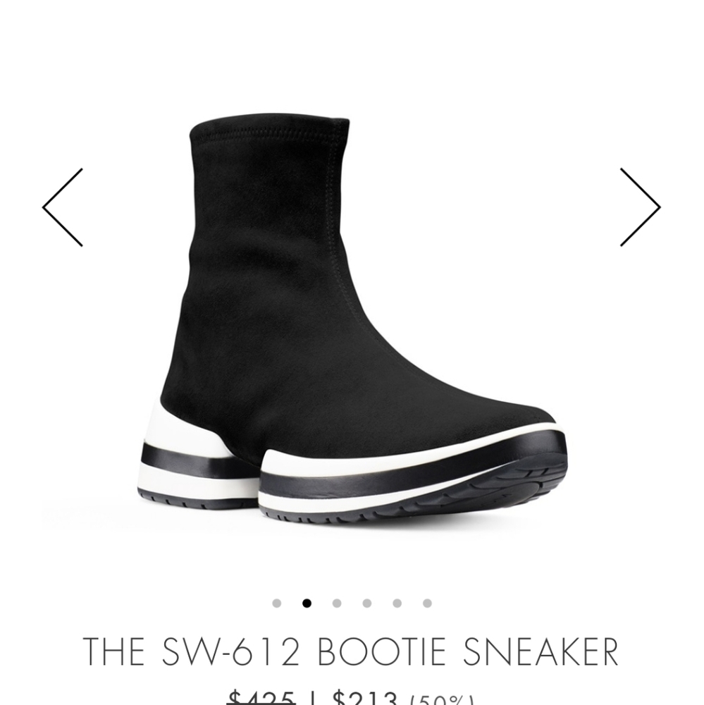 Gorgeous Discontinued Stuart Weitzman Sneaker Sock - image 6